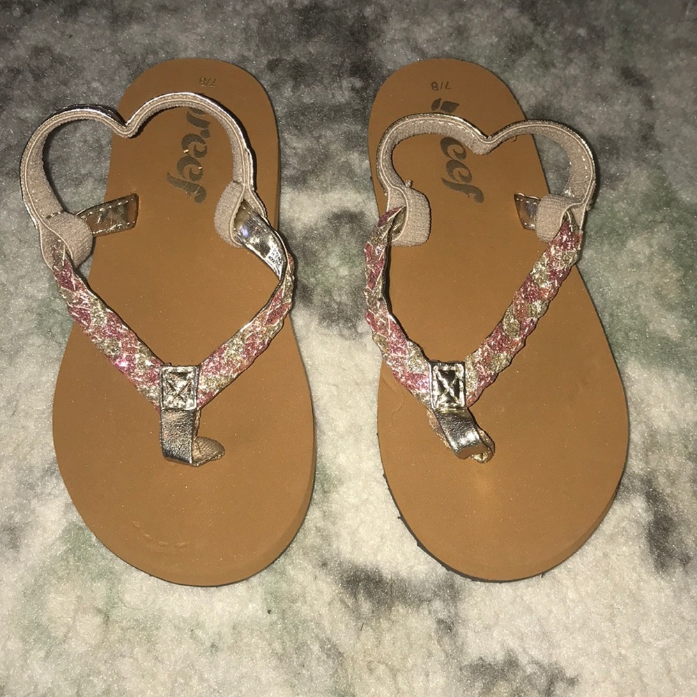 Sparkly flip flop